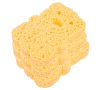 Mipcase 3 pièces Éponge de Bain Naturelle Fibre de Lavable Réutilisable pour Adulte Douce et Nettoyage Corps et Peau