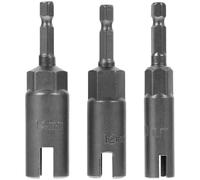Mipcase 3 pièces Jeu de Tournevis Écrous Ailettes Acier Chrome-vanadium Nickelé Embouts Résistants pour Boulons Crochets Œil et Vis Outil de Serrage Rapide