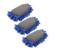 Mipcase 3 pièces Lot de Gommes Éponge Chenille pour Tableau Effaçable Tableau Effaceur Craie Portable et Lavable pour École Bureau Maison