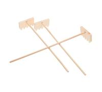 Mipcase 3 Pièces Mini Bamboo Zen Garden Rake Set for Meditation Art Tools for Tabletop Micro Landscape and Creative Relaxation