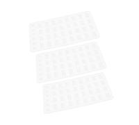 Mipcase 3 Pièces Miniature Silicone Brick Mold Set Durable Seamless Building Blocks Mold For Diy Table Dollhouse And Landscape Model Crafting