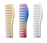 Mipcase 3 pièces Peignes à Dents Larges pour Coiffure Démêleur et Peigne de Style pour Homme Sabot pour Salon Adapté Au Coiffage Dhuiles et Cheveux Bouclés
