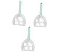 Mipcase 3 Pièces Pelle à pour Chat Élévateur De Caca De Chaton Pelle à Crottes à Manche Long Pelle De Tamisage De Caca Ramasseur De Caca De Chaton Tamisage du Caca Plastique Abs
