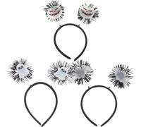Mipcase 3 pièces Serre-tête Phosphorescent Halloween avec Chauve-souris et Fantôme Lumineux Bandeaux Légers pour Déguisement et Fêtes Cosplay Adultes et Garçon Fille
