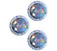 Mipcase 3 pièces Tapis Eau Sensoriel pour Animaux Matelas Rafraîchissant Épais pour Chiens et Chats Tapis de Jeu Océan avec Poissons Portable et Facile à Nettoyer