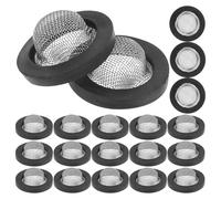 Mipcase 30 pièces Raccord de Tuyau d'arrivée avec Filtre Tamis et Joint en Caoutchouc pour robinets tuyaux de Jardin Machines à Laver prévention des fuites d'eau Installation Facile