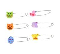 Mipcase 30pièces Lot De Épingles De Animal Pour Couches De Accessoire Sécurisé Tête Plastique Solide Ajustable Et Respectueux Des Tissus Nés