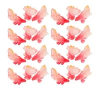 Mipcase 30pièces Miniatures de Poissons Rouges Résine Décorations pour Aquariums et Jardins Miniatures Accessoires de Loisirs Créatifs et Aménagement Paysager