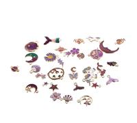 Mipcase 31pièces Pendentifs Alliage Élégants Pour Colliers Fournitures De Bijoux Pratiques Pour Diy Accessoires De Bijouterie