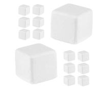 Mipcase 36 Blocs Minéraux pour Tortues et Tortues Terrestres, Aide Broyage des Dents, Pierre Minérale Blanche, Lot de 36 Pièces pour Aquarium et Habitat Terrestre
