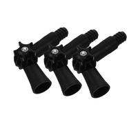 Mipcase 3pièces Adaptateur Rotatif Pour Manche Extensible à Vis Américain Accessoires Balai Pour Nettoyage Gouttières Brosse à Peinture Et Fenêtres Robustes Et Compatibles