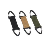 Mipcase 3pièces Crochets Extension Pour Masque Nylon Antidérapant Boucles Multifonctions Pour Oreille Et Accessoires De Cartable Noir Vert Beige