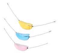 Mipcase 3pièces Hamac Suspendu pour Hamster Perroquet et Rat Lot de Nids de Couchage Doux et Chaud pour Petits Animaux Intérieur