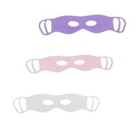 Mipcase 3pièces Lot De Masques Yeux Lavables Masseur Oculaire Silicone Masque Pour Yeux Multifonction