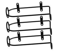 Mipcase 3Pièces Wall Mounted Wine Rack Iron Wine Bottle Holder for Home Bar and Cafe Decoration Sturdy Wine Storage