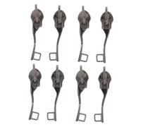 Mipcase 4 Paires Tirettes de Remplacement Double pour Valises Serrure Simple Kit Réparation Zip et Sécurisé pour Bagages