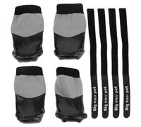 Mipcase 4 Pièces Chaussures pour Animaux Imperméables et Anti-griffures Souliers Doux et Chauds pour Chiens et Chats Protège-Pattes pour Soins Administration de Médicaments et Coupe des