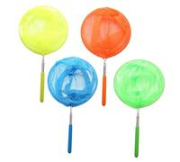 Mipcase 4 pièces Filets Télescopiques Colorés pour Garçon Fille Filets Insectes Extensibles Sûrs et Petits Poissons Outil Extérieur pour Garçons et Filles