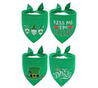 Mipcase 4 Pièces Serviette Triangulaire pour Animaux De Compagnie Costumes d'halloween pour Chien Pyjamas pour Animaux De Compagnie Joyeux Anniversaire Chien Bandana Vêtements pour