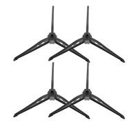 Mipcase 4 Pièces Socle de Sapin de Noël Artificiel Amovible, Support de | Plastique, Montage Rapide et Rangement Facile, Usage Intérieur pour Fêtes et Réunions, Placement Polyvalent