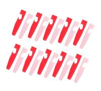 Mipcase 40 Patins Adhésifs pour Pied Presseur de Surjeteuse Patins en Plastique Résistants et Autocollants Lot de 40 Pièces pour Couture Précise Compatible Multi-Machines Accessoires