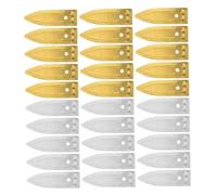 Mipcase 40 pièces Lot de Bandes Cuivre Zinc Anode pour Expérience Batterie Fruit Matériel Pédagogique Résistant pour Démonstration Scientifique