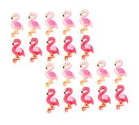 Mipcase 40pièces Breloque Résine Flamant Rose Miniature Pour Décoration De Coque De Téléphone Fait Main Et Diy