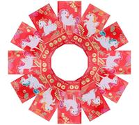 Mipcase 48 Pièces Chinese Year Envelopes Year Of The Horse Packets Styles Lucky Cash Envelopes For Lunar Festival And Celebrations