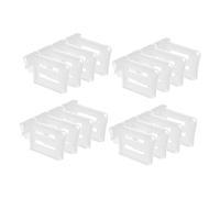 Mipcase 4Ensembles Organisateur de Réfrigérateur Extensible de Cloisons Réglables pour Porte Séparateurs de Rangement pour Bouteilles Canettes Gain de Place