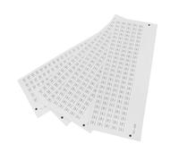 Mipcase 4feuilles Étiquettes Numérotées Autocollantes Petites Étiquettes Pour Vernis à Ongles Inventaire Organisation De Manucure Classification Couleur