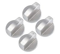Mipcase 4pièces Bouton De Commande De Brûleur Pour Cuisinière Lot De Remplacement Alliage De Zinc Compatible Plupart Des Plaques De Cuisson