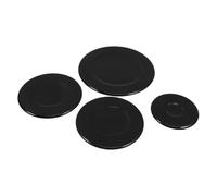 Mipcase 4Pièces Kit de Capuchons de Brûleur à Remplacement Brûleur pour Cuisinière Compatible avec Plupart des Têtes de Brûleur à Distribution Uniforme Du