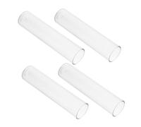 Mipcase 4pièces Vases Hydroponiques Verre Transparent pour Plantes Intérieur Tubes pour Fleurs Jardinières Suspendues Verre pour Balcon Jardin Rebord De Fenêtre