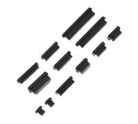 Mipcase 5 Ensembles Bouchons Anti-poussière pour Ports d’Ordinateur Portable Série Air/Retina Protection Pratique et Facile à Installer