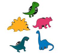 Mipcase 5 pièces Broches Dinosaure Émail de Pins Fantaisie pour Femme Accessoires de Mode pour Vêtements et Sacs Élégant et Pratique
