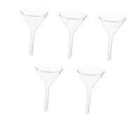 Mipcase 5 pièces Entonnoir Verre Triangulaire Outil Épais pour Chimie Analytique Utilisé pour ou Solides