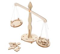 Mipcase 5 Pièces Jeu Éducatif DIY Balance Matériel de Science pour Garçon Fille Construction Expérimentale pour École et Maison