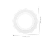 Mipcase 5 pièces Lot de Anneaux Silicone Antidérapants pour Protection des Mamelons Résistants Transpiration Réutilisables Confortables et Durables pour Allaitement et Soins Mammaires