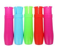 Mipcase 5 pièces Lot de Porte Craies Scolaires Réutilisables Poussière Pince Créative Compatible Craies Standards Maintien Propre et pour Bureau et École Couleur Couleur Aléatoire