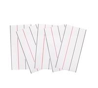 Mipcase 5 Pièces Magnetic Sentence Strips With Four-line Three-grid Layout For Preschool Teaching Tools Dry Erase Whiteboard Tape For Classroom And Office