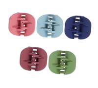 Mipcase 5 pièces Pinces Cheveux Matées Multi-couleurs Lot de Clips Griffe Femmes Accessoires Coiffure Antidérapants Usage Quotidien Fêtes Mariages