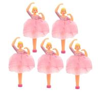 Mipcase 5 pièces Poupées Princesse pour Boîte à Musique Ballet Accessoires Décoratifs Élégants pour Figurines Dansantes Ornement pour Collectionneurs et Ballerine