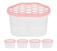 Mipcase 5 Pièces Recharge pour Absorbeur D'humidité, Conteneur Absorbeur D'humidité, Boîte Vide en Plastique Blanc 400ml, Rechargeable et Réutilisable, pour Placard et Usage Intérieur