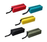 Mipcase 5 Pièces Trousse à Outils Oxford avec Fermeture Éclair Utilitaire Et Étanche pour Ranger Gadgets Clés Fils Et Articles De Couture