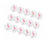 Mipcase 50 Pièces Ballons Latex Hawaïens Imprimés Flamant de Décorations Ensemble