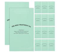 Mipcase 50 Pièces Lingettes Pré-dépilation Nettoyantes et Démaquillantes Individuellement Emballées Pour Préparer la Peau et Éliminer Huiles Épilation