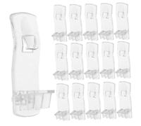 Mipcase 50 pièces Lot de Taquets Étagères Transparents Plastique pour Armoires Clips Support Étagère Robustes et Faciles à Installer Goupilles pour Bibliothèques et Meubles Fixation