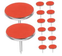 Mipcase 50 pièces Punaises Réfléchissantes Métal pour Marquage Extérieur Clous Robustes avec Visibilité pour Camping et Randonnée