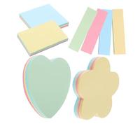 Mipcase 500 pièces Self Stick Memo Note Pads Set Portable Adhesive Notes For Students And Office Use Flower Shaped Reminders For Home And School Planning