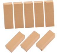 Mipcase 50pièces Lot De Boîtes Emballage Papier Kraft Boîte De Rangement Pour Huile Essentielle Compact Et Portable Pour Décoration Et Présents